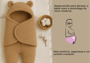 saco de dormir pelucia ursinho