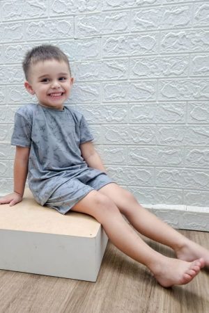 Pijama Infantil Menino Dinossauro Moscato Baby