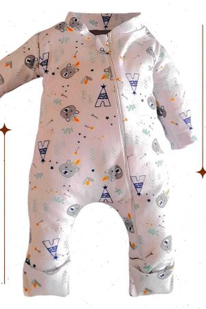 Macacão Algodão Suedine Bebê