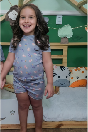 Pijama Infantil Menina - Unicórnio Encantado